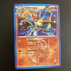 Infernape 17/135 Plasma Storm Reverse Holo Rare Pokemon TCG Card - Image 1