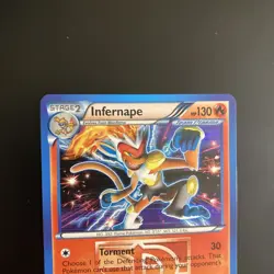 Infernape 17/135 Plasma Storm Reverse Holo Rare Pokemon TCG Card - Image 2