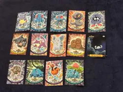 14 Topps vintage Pokemon Card bundle (bulbsaur, Ivysaur etc) vintage ! - Image 1