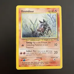 Pokemon TCG Houndour Neo Discovery Holo Rare Card 5/75 - Image 1
