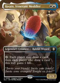 ~ Kwain, Itinerant Meddler (Borderless) ~ NM Foil ~ ~ MTG ~ - Image 1