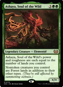 Ashaya, Soul of the Wild – Commander: Duskmourn: House of Horror 170 DSC • M - Image 1