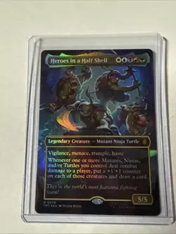 MTG Heroes in a Half Shell (0006) (Borderless) Commander: TMNT FOIL - Image 1