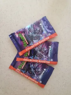 ⁠MTG TMNT Teenage Mutant Ninja Turtles Collector Booster Pack Lot of 3 Magic TCG - Image 2