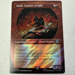 Gimli, Counter of Kills (Showcase Surge Foil) Lord of Rings 804 NM - Image 1