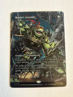 2026 Magic Mutant Ninja Turtles MTG TMNT Ronin's Arsenal Borderless - Image 1
