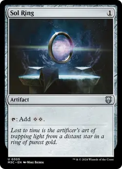 NM Sol Ring, MTG, Modern Horizons 3 Commander, Magic the Gathering, 305 - Image 1