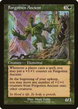 Forgotten Ancient RETRO - 341 - Rare - Dominaria Remastered DMR MTG - Image 1