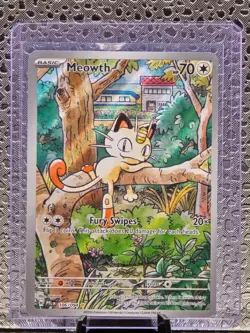 Pokemon TCG Meowth 106/094 - Phantasmal Flames Illustration Rare!!! - Image 1