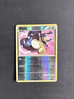 Pokemon TCG Mawile Call of Legends 64/95 Reverse Holo Common 2011 Nintendo - LP - Image 1