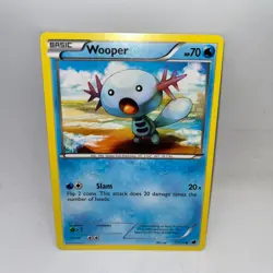 Wooper 21/116 Common Plasma Freeze Pokemon Lightly Played - Image 1