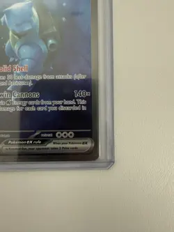 Pokemon Blastoise ex 200/165 S&V 151 Holo Special Illustration Rare - NM - Image 5