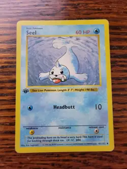 PL Pokemon TCG Seel Base Set 1st Edition 41/102 - Image 1