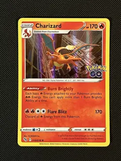 Pokemon TCG Pokemon Go 010/078 Charizard Holo Rare - NM - Image 3