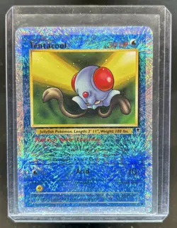 2002 Pokemon Legendary Tentacool Reverse Holo #96/110 - Image 1