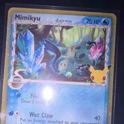 Mimikyu (Delta Species) - SWSH136 - SWSH: Sword & Shield Promo Cards Face Swirl - Image 3