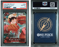 PSA 10 2024 One Piece Card Promo Monkey D Luffy P-080 Mos Burger Japanese #18a - Image 1