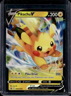 2019-2023 Pokemon SWSH Black Star Promos Pikachu V #SWSH285 - Image 1