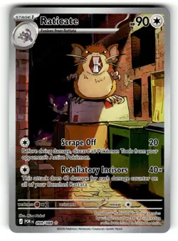 Raticate 099/088 Illustration Rare Perfect Order Pokemon Near Mint - Image 1