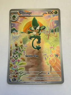 Simisage 090/086 Holo Illustration Rare Black Bolt Pokemon Holo Near Mint - Image 1