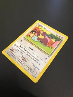 Teddiursa 65/75 Neo Discovery Unlimited 2001 Pokemon Card Common NM - Image 3