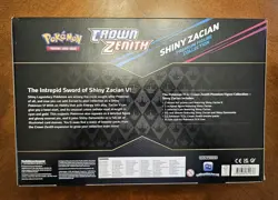 Pokemon TCG: Crown Zenith Shiny Zacian Premium Figure Collection Box - SEALED - Image 3