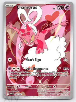 Enamorus 180/167 Pokemon Twilight Masquerade Illustration Rare - Image 1