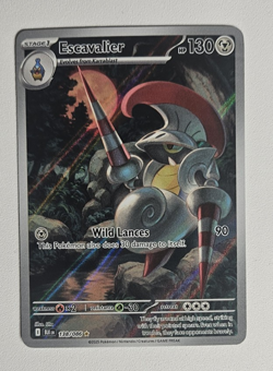Pokemon Escavalier 138/086 IR Black Bolt Illustration Rare Near Mint - Image 1