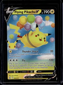 2021 Pokemon SWSH Celebrations Flying Pikachu V #006/025 - Image 1