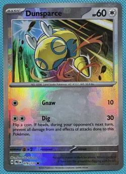 Pokemon Dunsparce (Master Ball Pattern) 079/131 SV: Prismatic Evolutions NM - Image 1