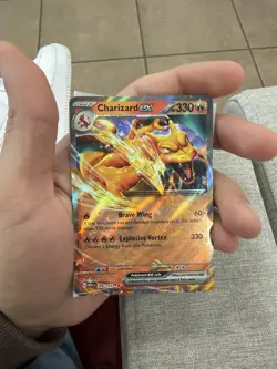 Charizard ex 006/165 Sv: Scarlet & Violet 151 Full Art Holo Double Rare ENG - Image 2