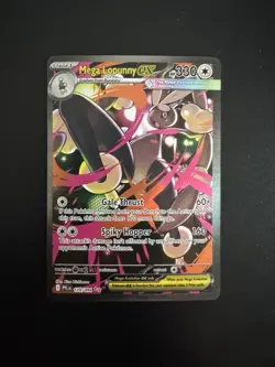 Mega Lopunny EX 128/094 Special Illustration Rare Phantasmal Flames Pokemon - Image 1