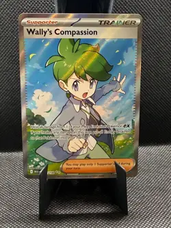 Wally's Compassion 132/132 Uncommon Mega Evolution Pokemon Near Mint - Image 1