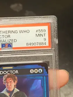 Magic MTG - The Eighth Doctor PSA 9 Who #559 Serial 227/500 - Image 5