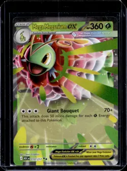 2026 Pokemon Ascended Heroes Mega Meganium ex Double Rare #010/217 - Image 1