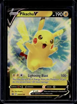 2022 Pokemon SWSH Black Star Promos Pikachu V #SWSH198 - Image 1