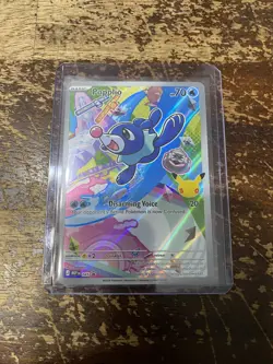 Popplio MEP 045 First Partner Illustration Rare Promo Pokemon NM VHTF RARE HTF - Image 1