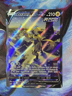 Zeraora V 166/198 Alternate Alt Art Chilling Reign Pokemon TCG NM/M - Image 1