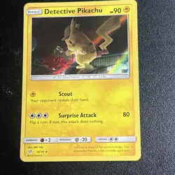 Detective Pikachu 10/18 Holo Rare Mint Condition Pokemon - Image 3