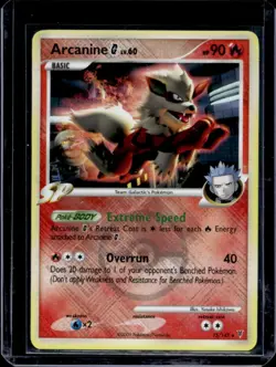 2009 Pokemon Platinum Supreme Victors Arcanine G Reverse Holo #15/147 - Image 1