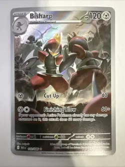 Pokemon TCG Bisharp 143/086 SV: Black Bolt Illustration Rare Near Mint - Image 1