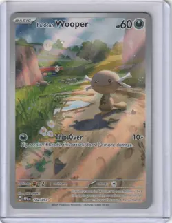 Pokemon Phantasmal Flames Paldean Wooper Full Art IR Holo #102/094 - Image 1