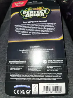 Pokemon TCG Mega Evolution Perfect Order Checklane Blister Pack Makuhita Sealed - Image 2