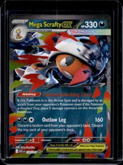 2026 Pokemon Ascended Heroes Mega Scrafty ex Double Rare #135/217 - Image 1