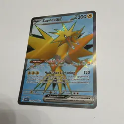 The Pokemon Company Zapdos ex Full Art Holo Ultra Rare EN SV 151 #192/165 - Image 2