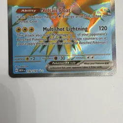 The Pokemon Company Zapdos ex Full Art Holo Ultra Rare EN SV 151 #192/165 - Image 3