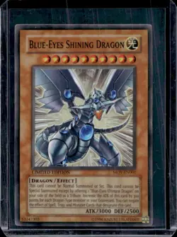 2004 Yu-Gi-Oh Movie Pack English Limited Blue-Eyes Shining Dragon #MOV-EN001 - Image 1