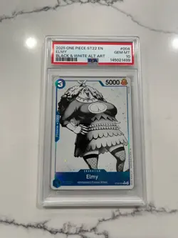 One Piece PSA 10 Elmy Black & White Alternate Art Starter Deck 22 004 Bandai - Image 1