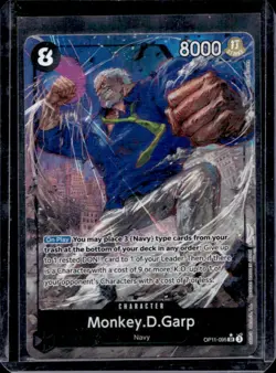 2025 One Piece Monkey.D.Garp Super Rare Alternative Art #OP11-095 - Image 1