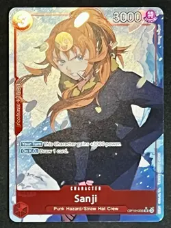 Sanji OP10-005 Royal Blood Parallel Foil Alternate Art NM - Image 1